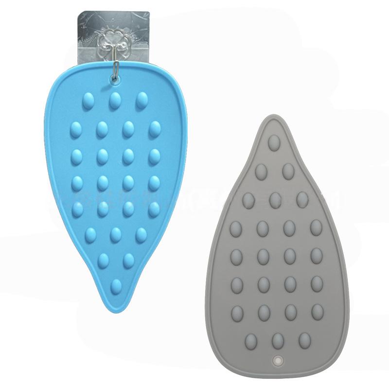 Iron Rest Pad: Portable Heat Resistant Silicone Ironing Pad With Hanging Hole Reusable Ironing Board Rest Mat For Laundry