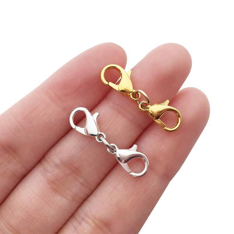120Pcs/Set Lobster Clasp Jump Rings For Bracelet Necklace Chains DIY Jewelry Making Findings Supplies