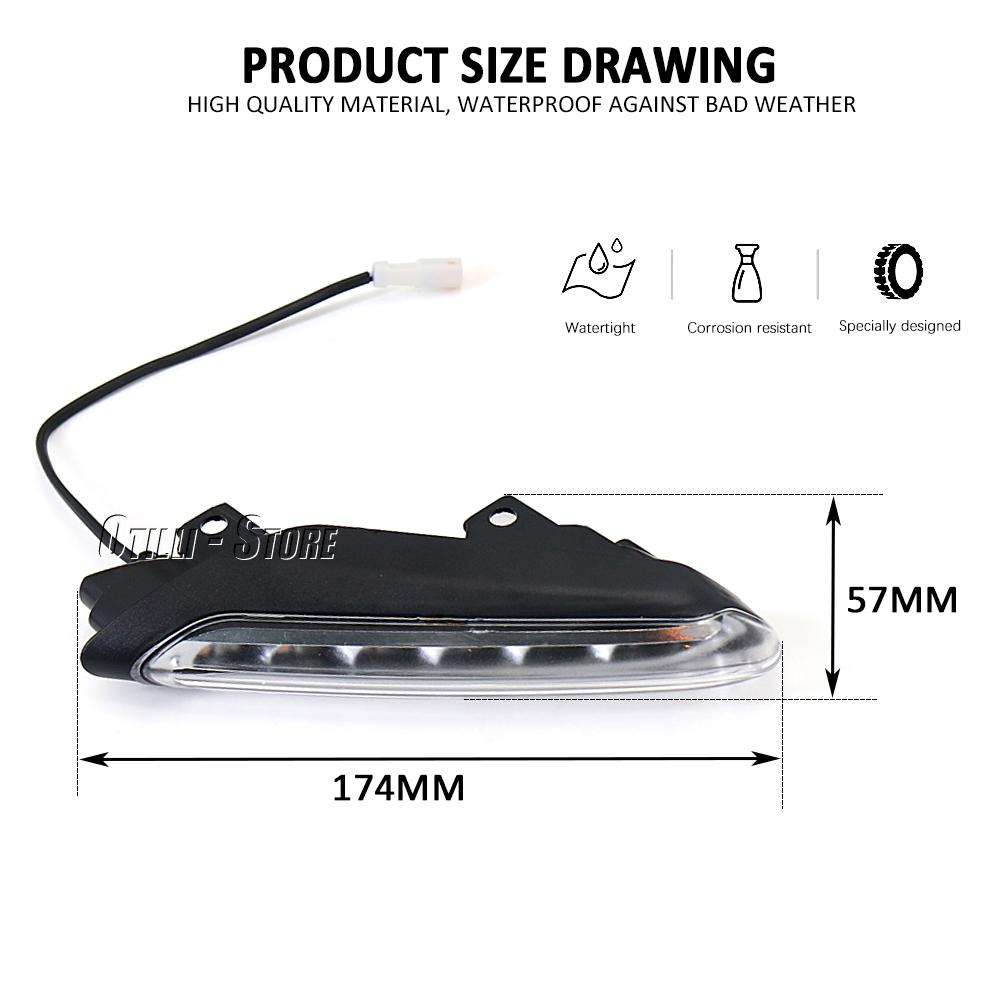Front LED Side Indicator Lamp Flowing Water Turn Signal Light Accessories For Ducati Monster 950 MONSTER 937 2021 2022 2023