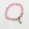 Natural Rose Quartz Bracelets: Gold Shop Opening Gifts & Live Stream Traffic Boosters