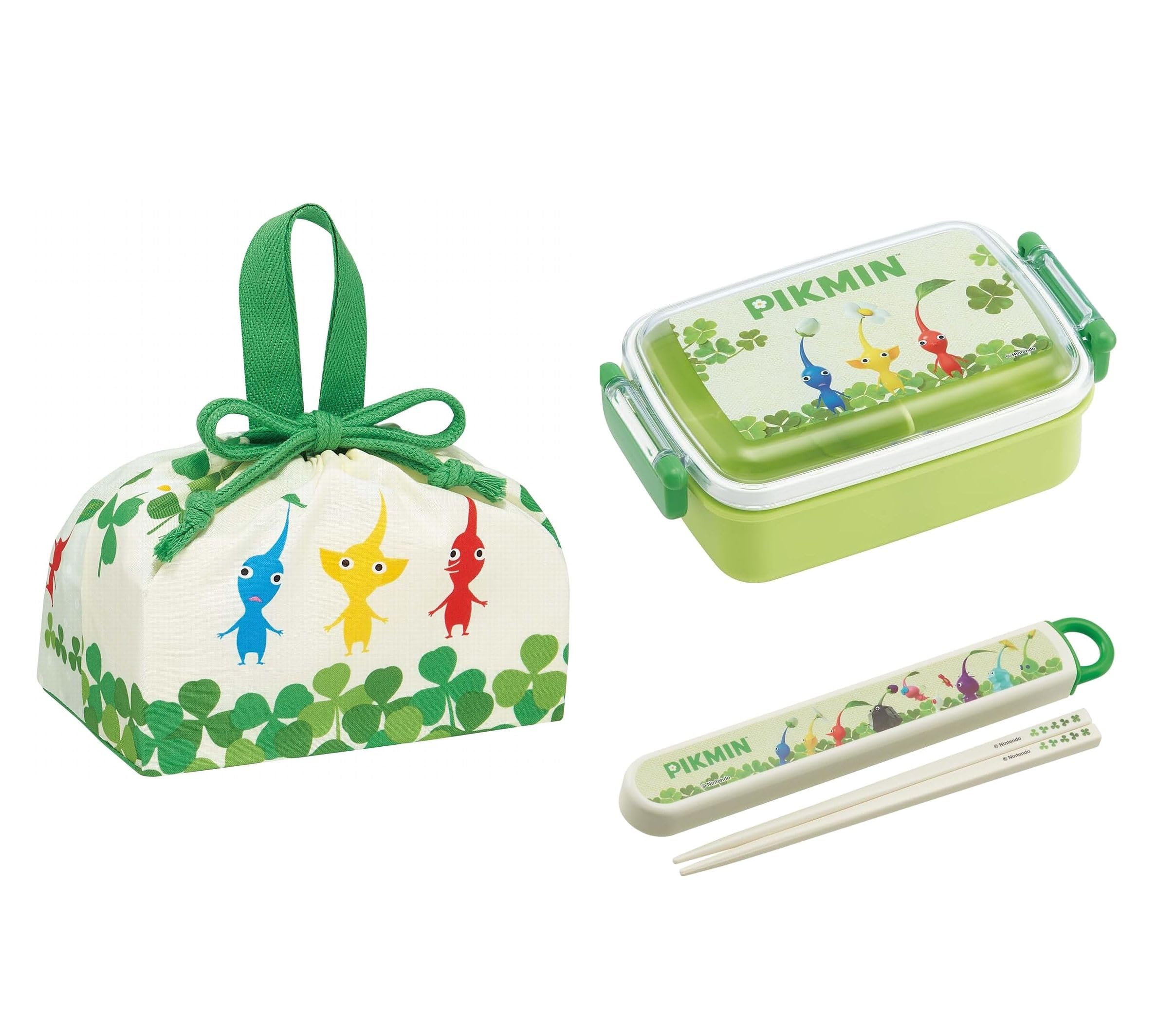 

Character Lunch Box Fluffy Chopstick Case Lunch Drawstring Microwave Dishwasher Made in Skater - Pik-min Antibacterial, Serving, 450ml, Slide, Set,