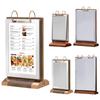 T-Shaped Menu Binder a4/A5/A6 Dining Table Card Holder Advertising Board Hotel Cafe Restaurant Use