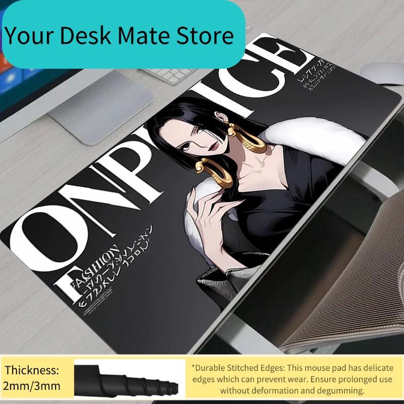 One Piece BoaHancock Anime Mouse Pad HD Print Computer Gamer Locking Edge Mousepad XXL Keyboard PC Mice Mats Pad for LOL Csgo