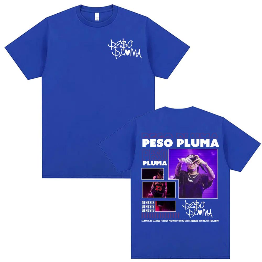 Singer Peso Pluma Album Tour 2025 Merch T Shirts Unisex Fashion Hip Hop 90s Vintage T Shirt Unisex 100 Cotton High Quality Tshirt