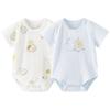 TONGTAI Baby Pure Cotton Short Sleeve Bodysuit