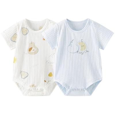 TONGTAI Baby Pure Cotton Short Sleeve Bodysuit