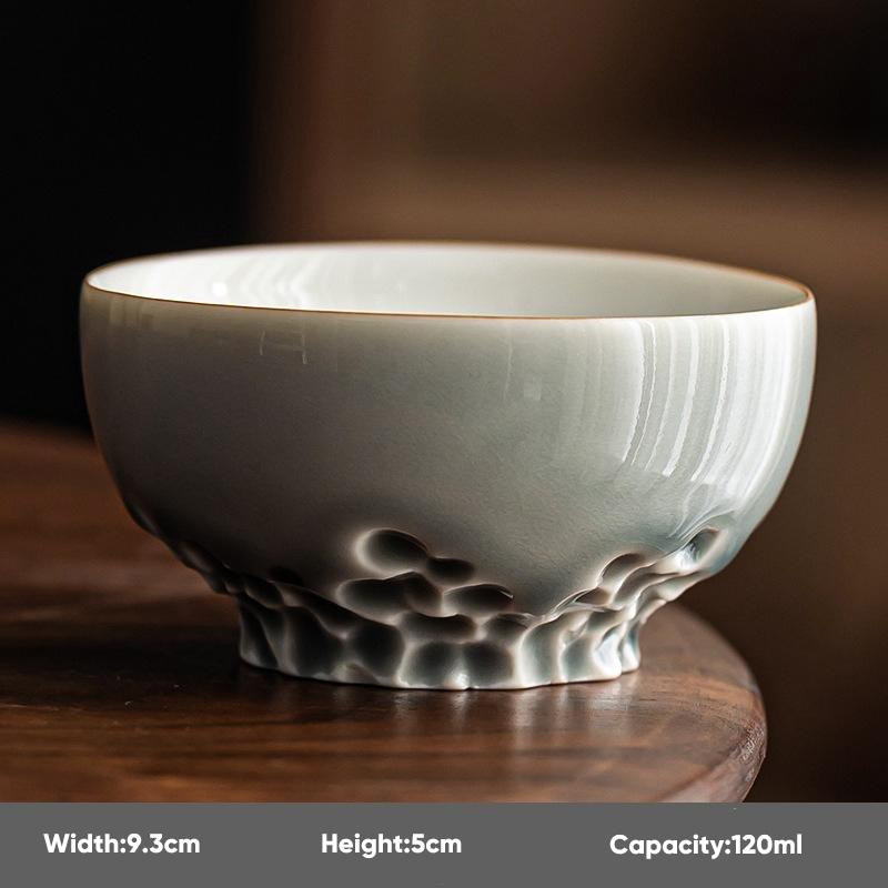 Keramický šálek na kávu, Kreativní porcelánové šálky na čaj Kung Fu v čínském stylu, Osobní nádobí pro jednotlivé nápoje, Hrnek na víno, Velkoobchod, 1ks