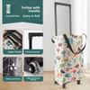 Waterproof Foldable Shopping Bag with Wheels Large-capacity Handheld Shopping Trolley Grocery