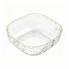 BAILOCK Light Luxury Gold Rim Fruit Plate