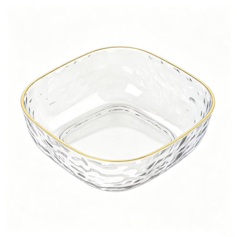 BAILOCK Light Luxury Gold Rim Fruit Plate