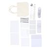 77PCS Sublimation Blank Set Heat Transfer Print Keychain Blanks for Makeup Bag Pillow Cover Mouse Pa