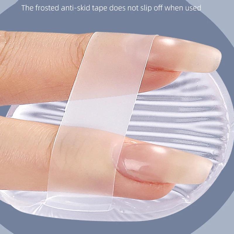 1 pieza Esponja de Maquillaje de Silicona Suave para Polvo, para Cosméticos, Rostro, Base, Crema BB, Sin Absorción de Polvo, Esponja Cosmética para Polvo, Herramientas de Maquillaje