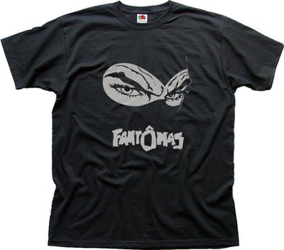 Fantomas französisch louis de funez schwarzes t-shirt 0692