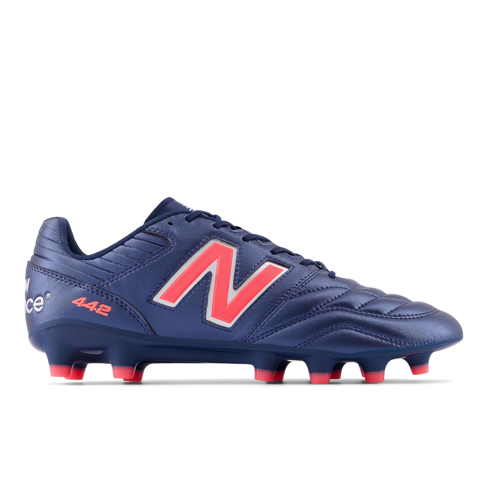 

New Balance 442 PRO HG V2 Soccer Size D Men s Shoes, Navy/Red, 24.0 cm,