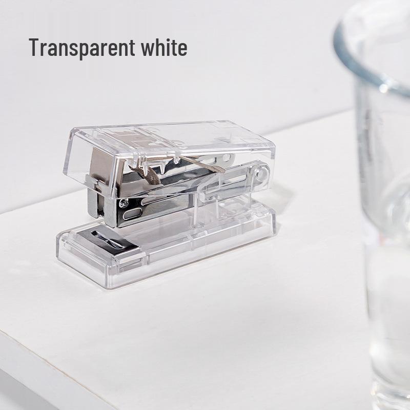 Cute Transparent Mini Stapler for Students
