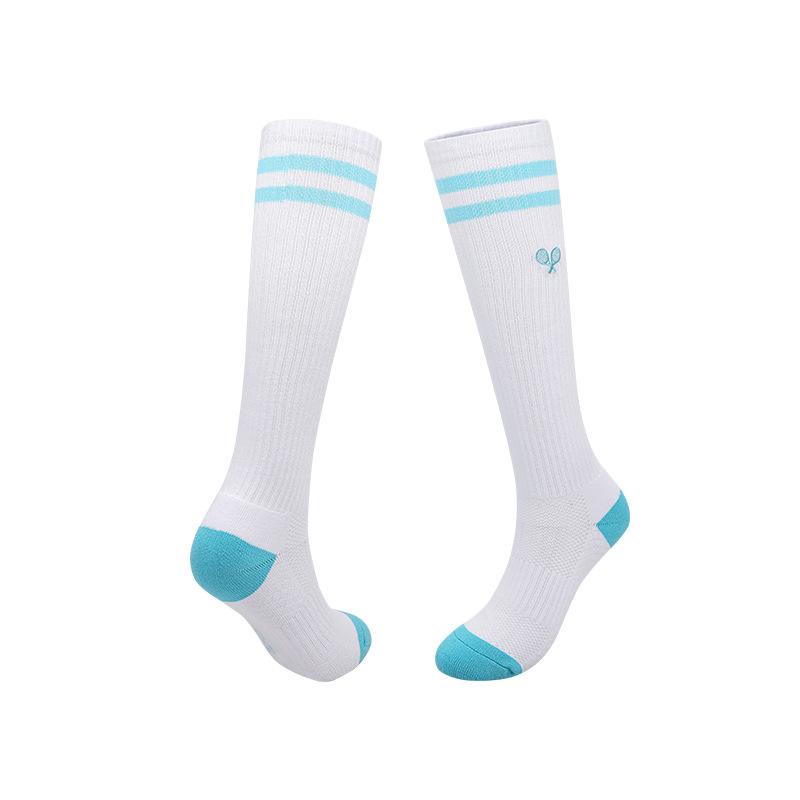 2026 summer professional towel bottom tennis socks men's and women's sweat-absorbing non-slip sports socks cotton medium tube socks