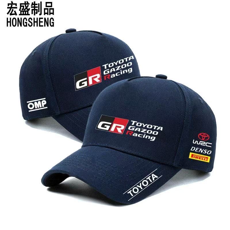 Neu aufgerüstete reine Baumwolle Toyota Racing Team GTR Rennkappe, Le Mans Herren- und Damen-Baseballkappe, Sonnenschutz für Outdoor-Radfahren