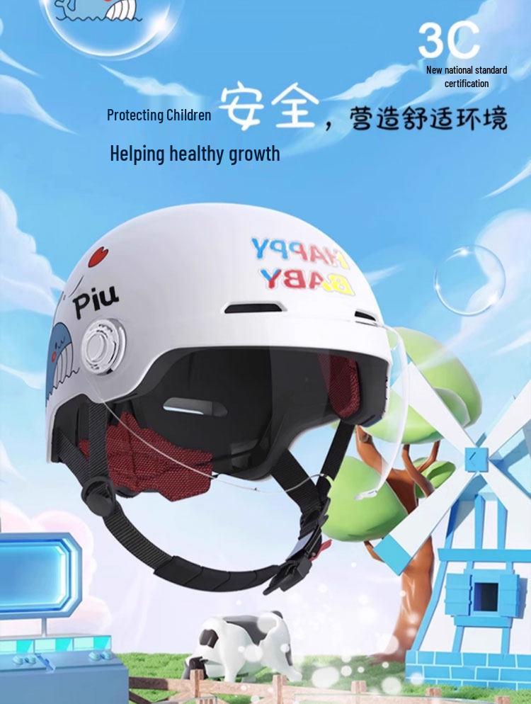 3C Certified Universal Children's Helmet for All Seasons – Summer Sun & Fall Protection for Boys & Girls Riding Electric Scooters