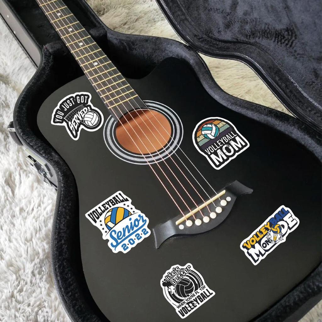 50 Creative Volleyball Slogan Stickers for Notebooks & DIY Suitcases