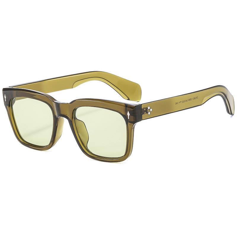 Retro Square Sunglasses For Men And Women Uv400 Polarized Eye Glasses Summer Outdoor Style