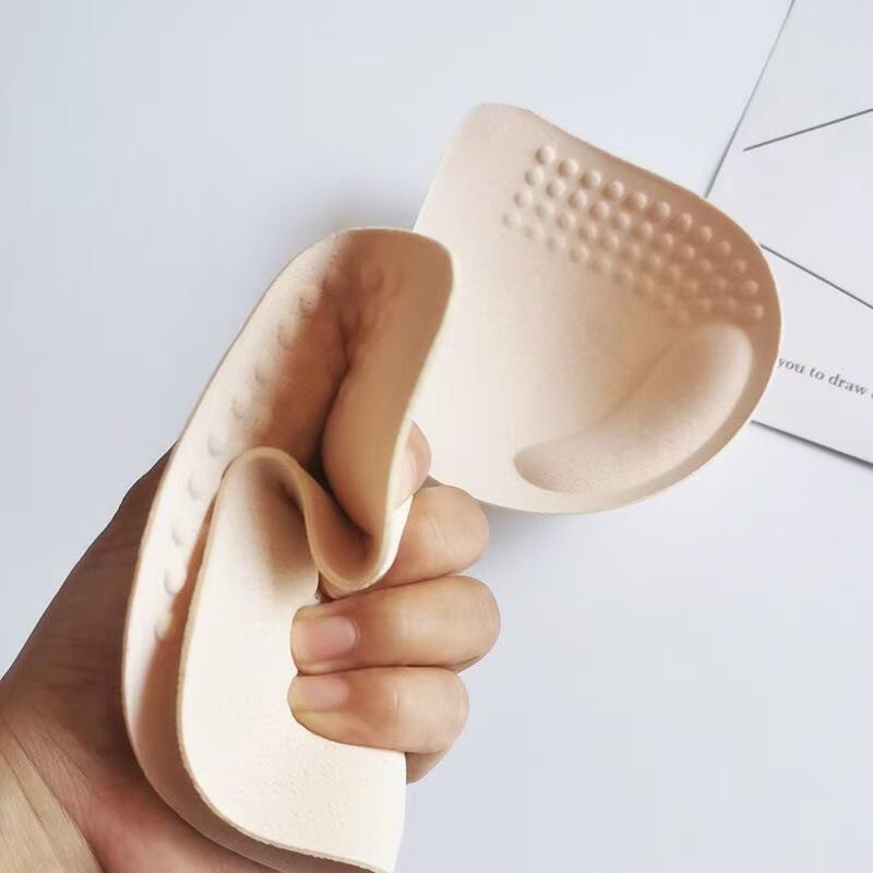 Teardrop Cup Seamless Breathable Imitation Latex Bra Pads for Sports, Swimwear, Pajamas