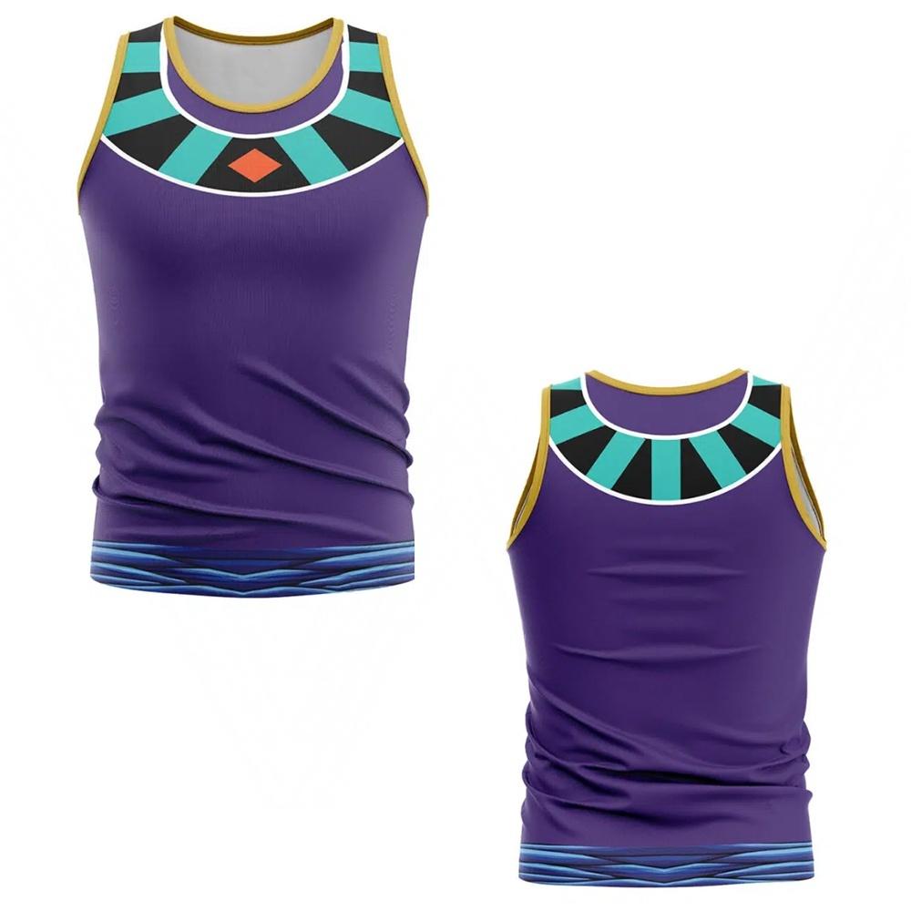2026 Summer Dragon Ball Retro Fitness Vest Men s Oversized 3D Printed Vest Family Unisex Children s Sports Shirt S