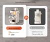Italian Moka Pot: Semi-Automatic Coffee Maker for Home or Office with Manual Grinding and Brewing.