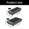 Space Saving Eggs Tray Organizer 10/15 Compartments Dishwasher Safe Refrigerator Storage Container Kitchen Tool