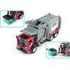 KDW 1:24 Garbage Truck Cleaning Vehicle Model Alloy Materials Handling Cleaning Dustcart Car Boys Game Toys for Kids Gift