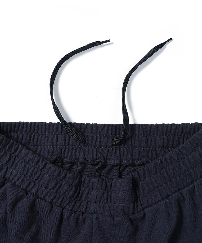 GAKKAI UNIONS One-Pleat Wide Sweatpants Navy