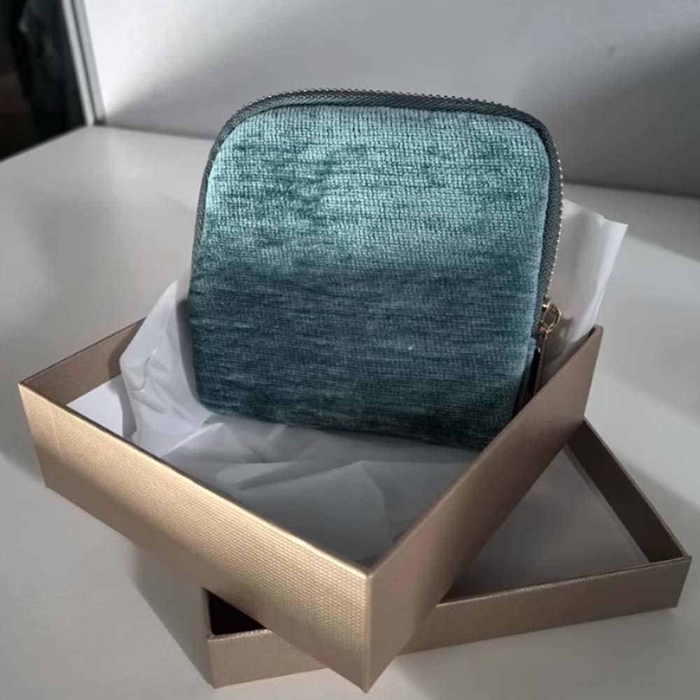 Velvet Jewelry Storage Pouch Multi-Layered Purse Packaging Box Cloth Jewelry Organizer Men