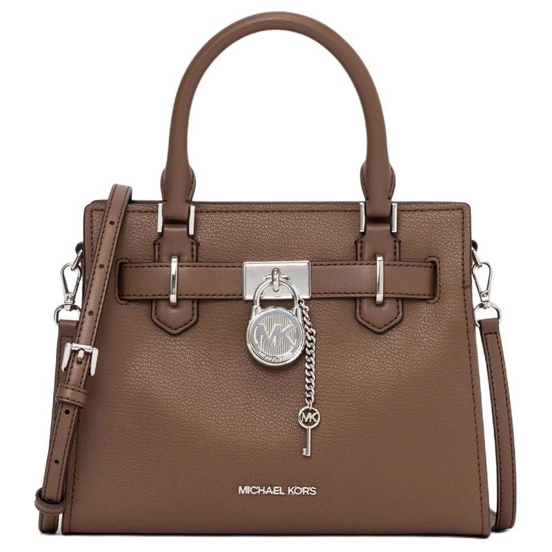 MICHAEL KORS Hamilton Brand Logo Single Shoulder Crossbody Handbag Small Women s Brown коричневый
