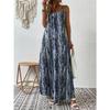 2026 Women Sexy Strap Fashion Loose Long Dress Summer New Vintage Print Casual Holiday Bohemia Robe Maxi Vestidos Beach Dress