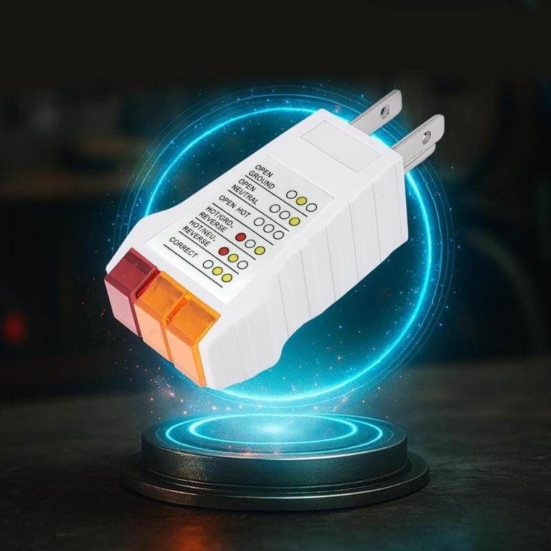 Professional Electrical Ground Continuity Tester With Fast 0.5 Second Detection For Mats Sheets Blankets And Wrist Straps