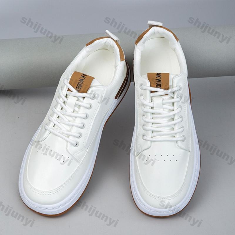 Fashion Men Shoes 2025 Spring Autumn New Fashion Breathable Mesh Non Slip Platform Sneakers Comfortable Round Toe Lace-up Casual Shoes