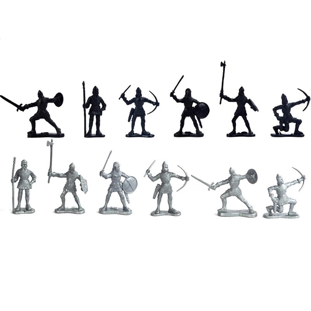 Figures Army Men Sandbox Game Soldier Model Toy Soldier Toy Knights Figure Models Medieval Knights