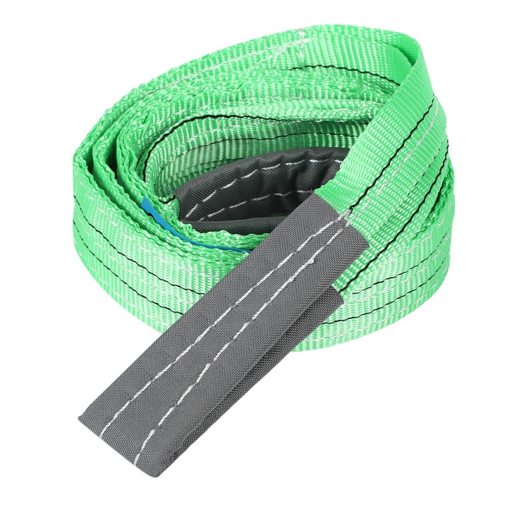 Belt 1 for with Reinforced for Commercial Load Securing Sling, 2t, 4m, Piece, Eye-type Ends, Polyester, Lifting, Rigging, Transporting, Towing,