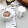Ручная работа 3D Мультяшная Кофейная Чашка Смоляной Кулон Аксессуар для DIY