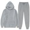 Einfarbig Hoodie Set Tasche Langarm Frauen Hoodie Herbst Casual Jogger Anzug Trainingsanzug Sweatshirt Frau Pullover Chandals Hombre