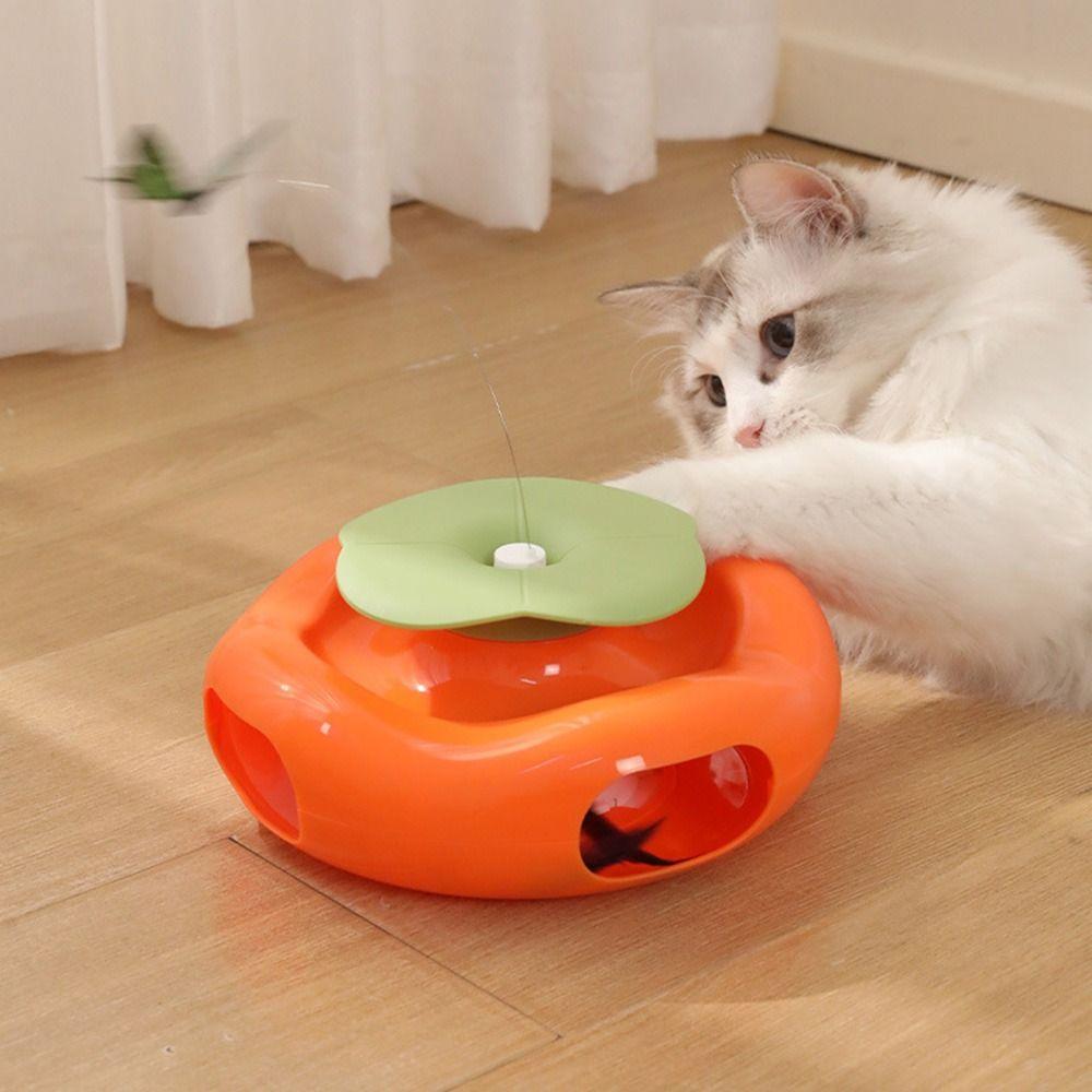 Built-in Feather Smart Interactive Cat Toy Non-slip Butterfly Cat Teaser Toy  Pet Supplies