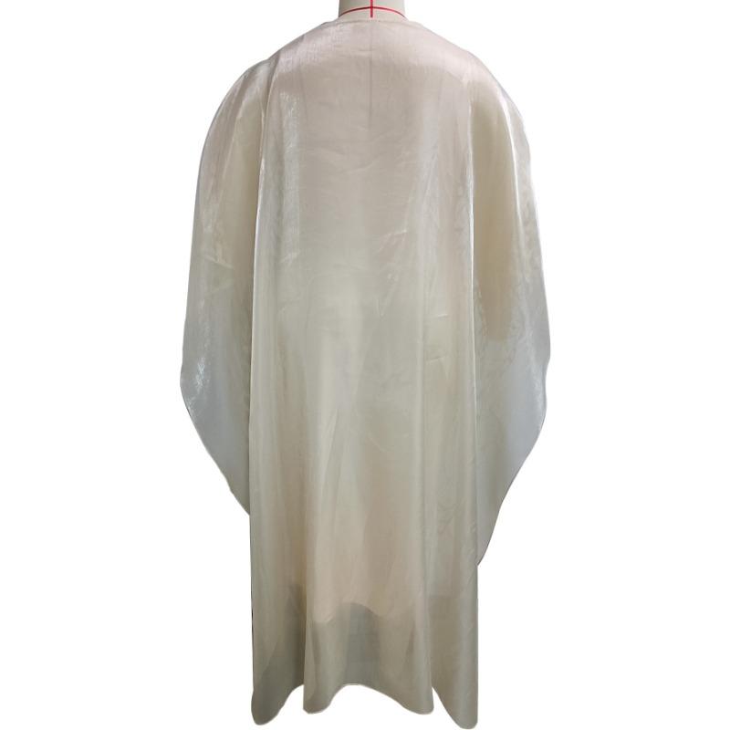 Übergröße Blätter Pailletten Stickerei Zweiteiliger Kaftan Abend Langkleid