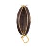 Gucci Ophidia Logo Stripe Trim Canvas And Leather Round Coin Purse Clutch Women Clutch Ebony Brown 574840-96IWG-8745