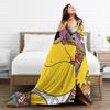 T-The Simpsons Warm Soft Blankets  Girls Boys Plush Throw Blanket Novelty Couch Chair Flannel Bedspread Sofa Bed Cover