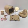 1 Set Micro Landscape Dollhouse Model Cat Trees Scratcher Deccoration Accessories Toy Mini Cat Ornament