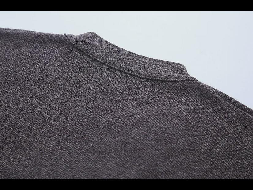 Herren Frühling und Herbst Plus Samt Strickjacke für Mittelalte und Ältere