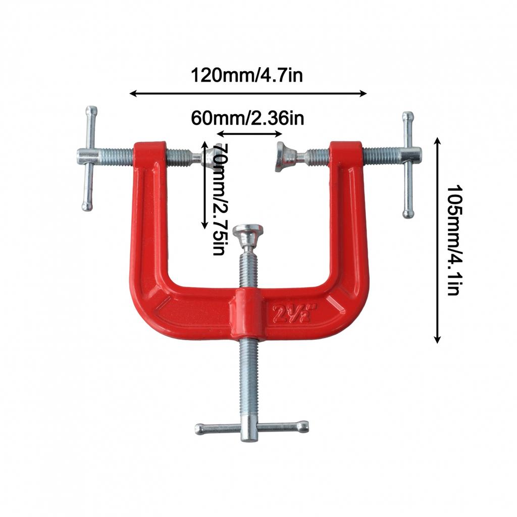 Flexible Adjustment G Type Clamp Three Way Clip Woodworking Fixture