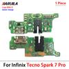 New Bottom Charging USB Date Dock Microphone Charger Flex Cable For Tecno Pop 1 Spark 1 6 Air 7 Pro 7T 8 8C 8P 8T 11C Go 1116