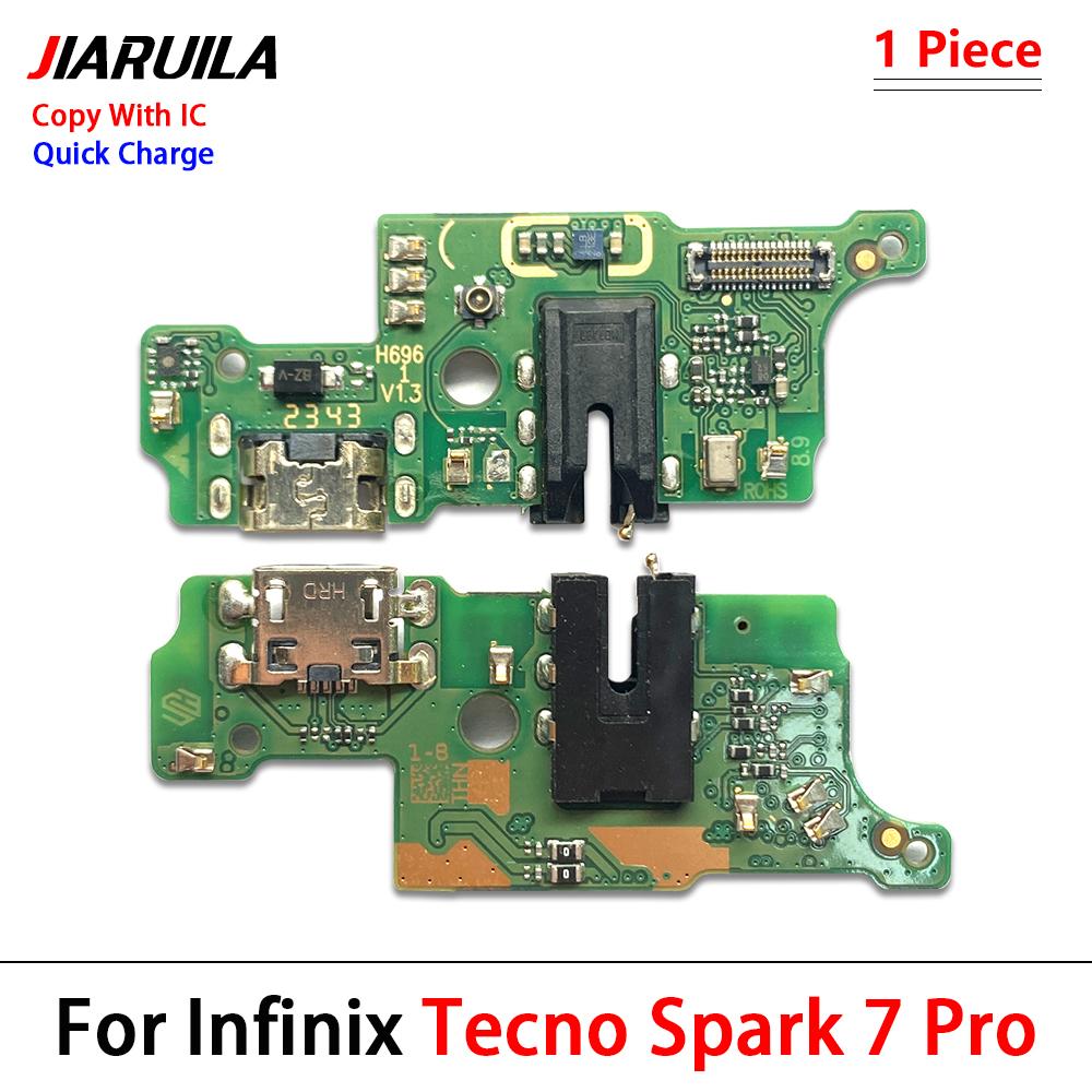 New Bottom Charging USB Date Dock Microphone Charger Flex Cable For Tecno Pop 1 Spark 1 6 Air 7 Pro 7T 8 8C 8P 8T 11C Go 1116