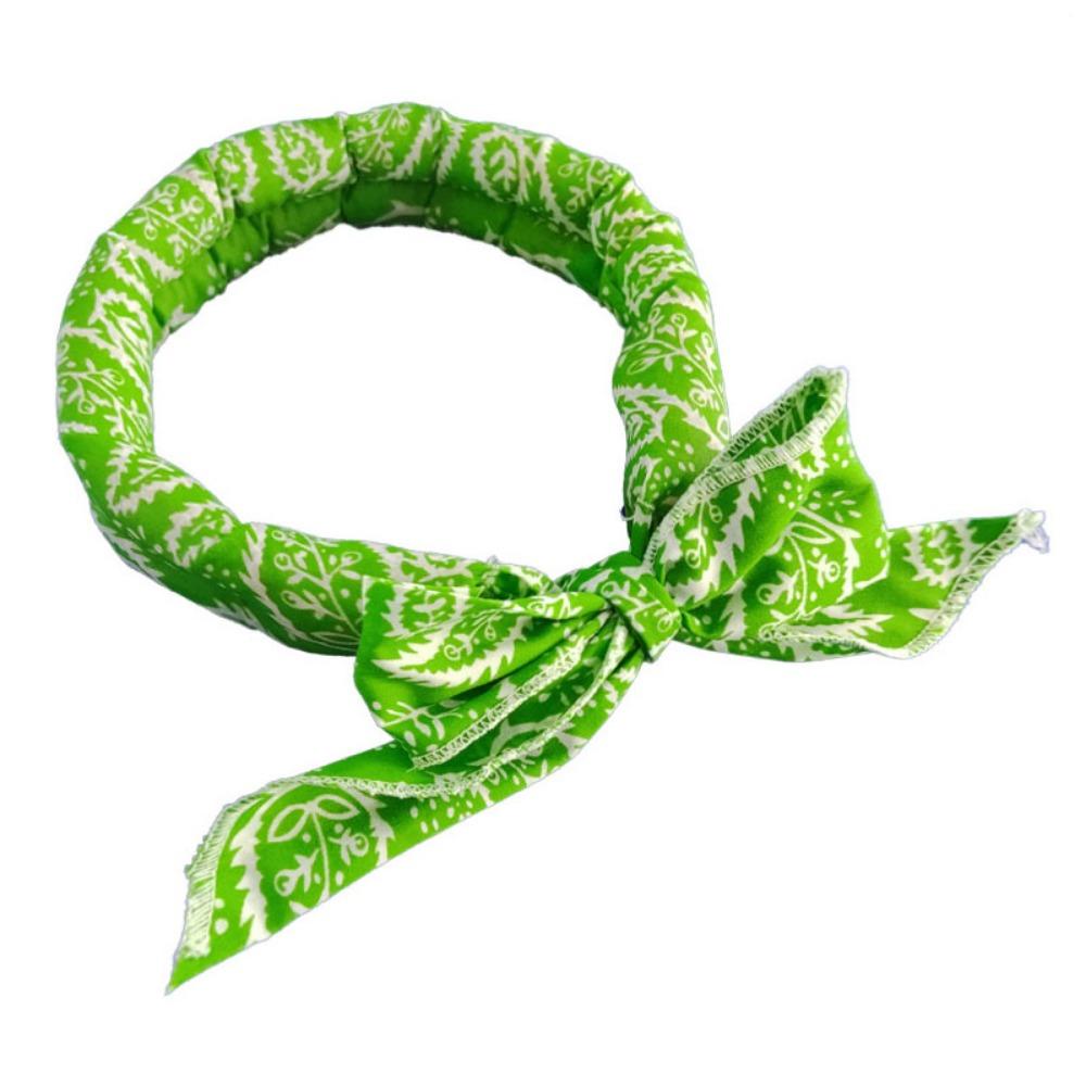 Cotton Dog Ice Scarf Soft Dog Cool Towel Puppy Cooling Headband  For Preventing Heatstroke