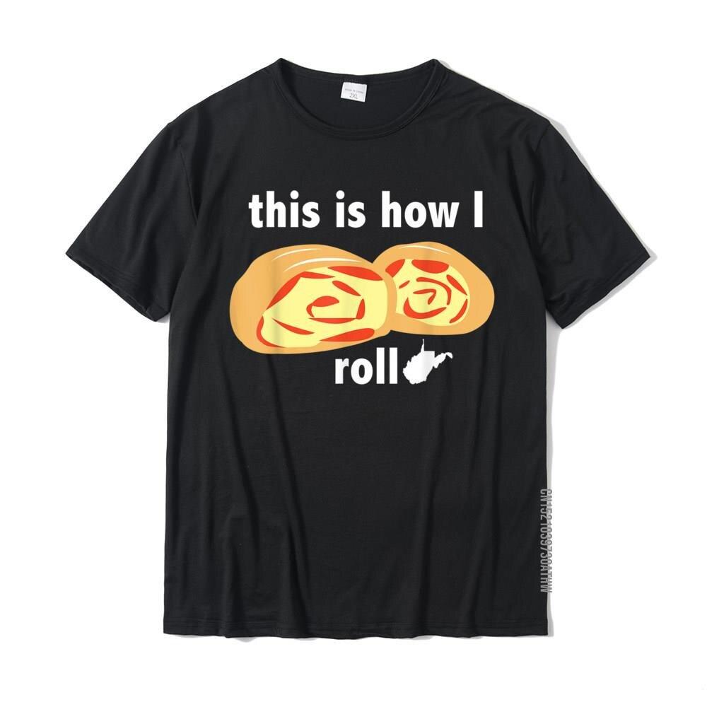 Funny Wv Pepperoni Roll TShirt D T Shirt Tops Tees For Men Fashion